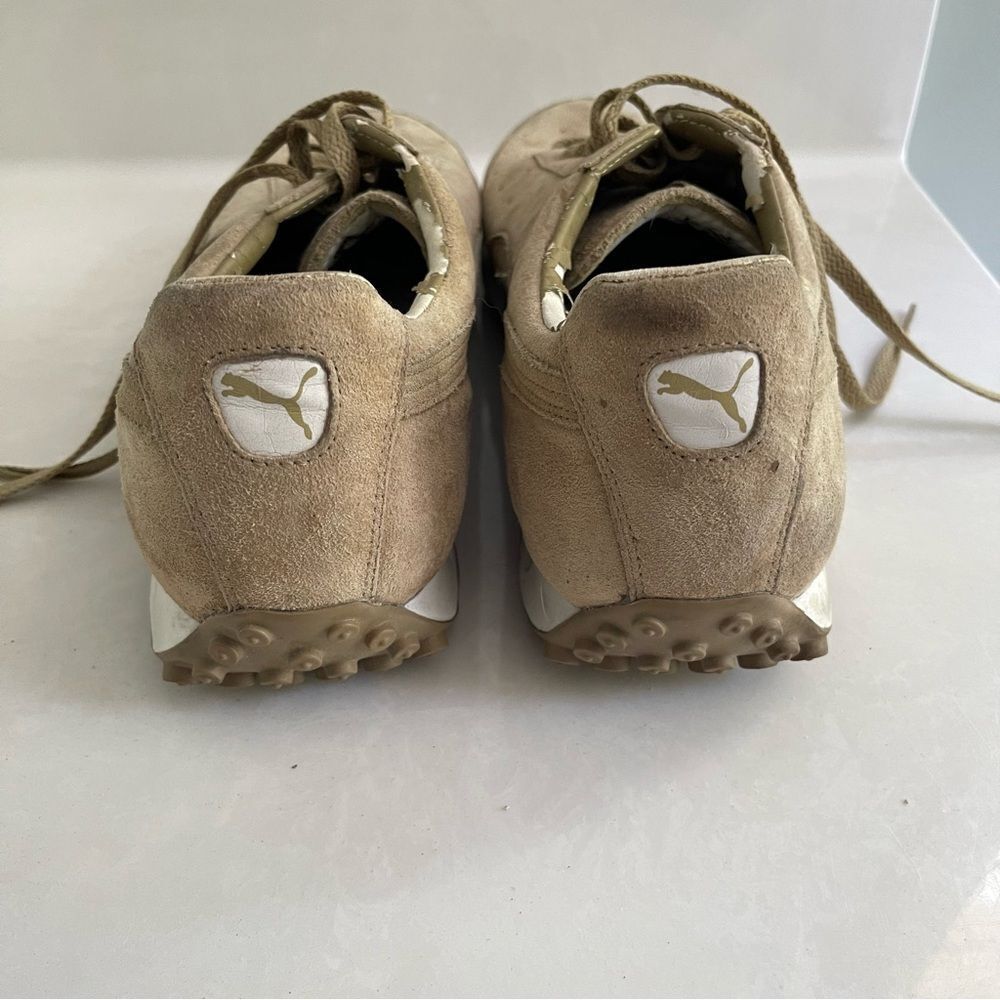 Puma Men's Brown Suede Sneakers - Picture 5 of 13